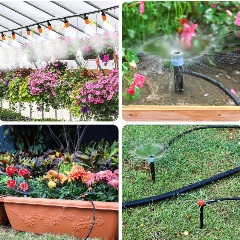 Drip Irrigation System with Copper Nozzles for garden